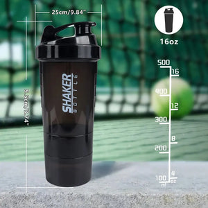 |イベント・ノベルティ用品 | 3層構造プロテインシェイカーボトル |500ml