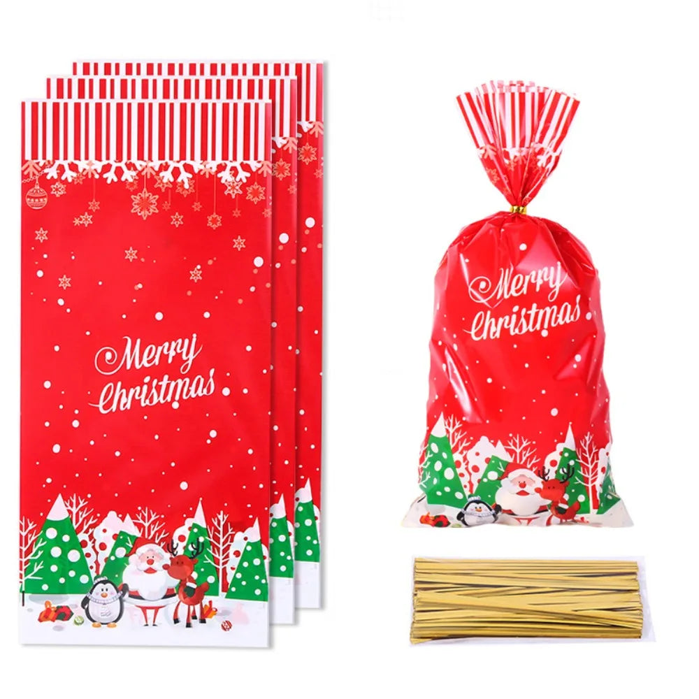 イベント・クリスマス装飾｜キャンディバッグ50個セット
