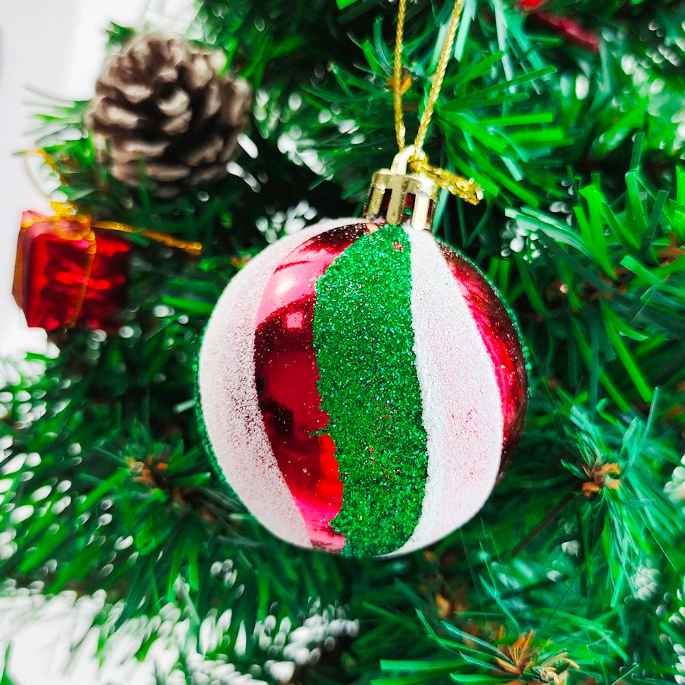 イベント・クリスマス装飾｜ボールオーナメント ゴールドレッド