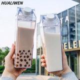 |イベント・ノベルティ用品 | 透明ミルクカートン型ウォーターボトル | 500ml/1000ml