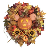 イベント・ハロウィングッズ｜ミッキー風カボチャリース