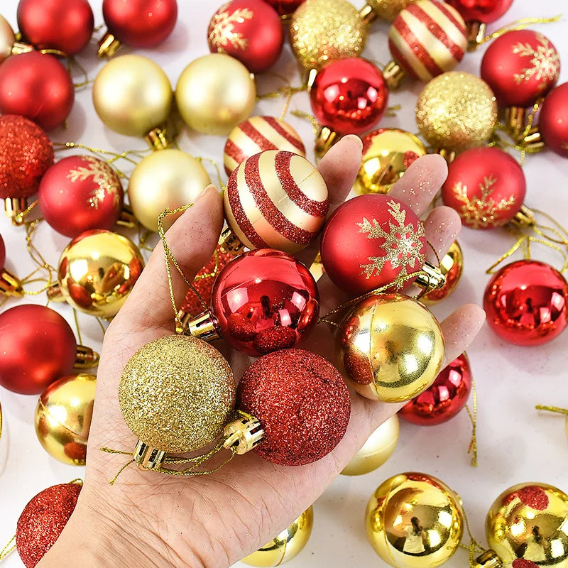 イベント・クリスマス装飾｜クリスマスボール50個セット 吊り下げオーナメント