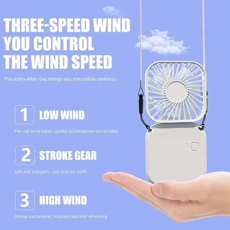 |イベント・ノベルティ用品 | 折りたたみ式 ポータブル3in1ネックファン