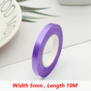 イベント・バルーン装飾 | クラフト用サテンリボン5mm | 10m巻