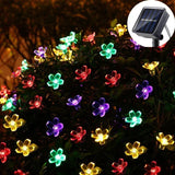 イベント・クリスマス装飾｜屋外用ソーラー式LEDライト 8モード (5m/7m/12m)
