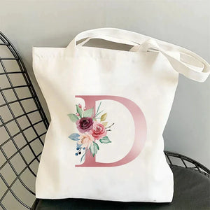 |ノベルティ用品 | イニシャルプリントトートバッグ | 35×40c