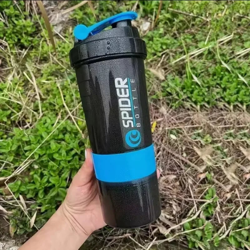 |イベント・ノベルティ用品 |3層シェイカーボトル薬箱付き | 550ml
