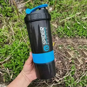 |イベント・ノベルティ用品 |3層シェイカーボトル薬箱付き | 550ml