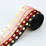 バレンタインデー用ピーチハートリボン10m