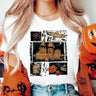 イベント・ハロウィングッズ｜レディース カジュアル パンプキン柄 Tシャツ（M～3XL）