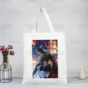 |ノベルティ用品 | 魔道祖師柄 ジュートエコバッグ| 34×38c