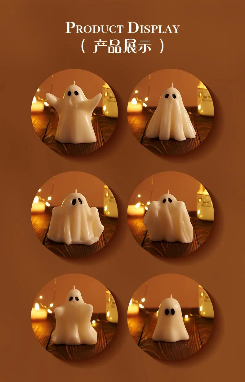 イベント・ハロウィングッズ｜ゴースト香り付きキャンドル