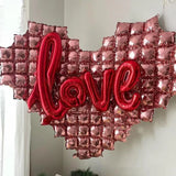 ハート型バルーン バレンタインデー装飾