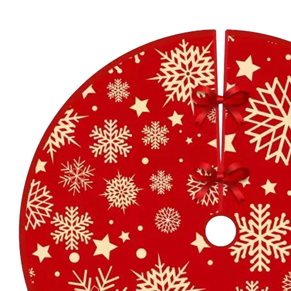 イベント・クリスマス装飾｜スノーフレーク柄 クリスマスツリースカート 90cm