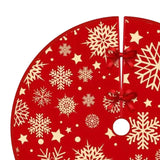 イベント・クリスマス装飾｜スノーフレーク柄 クリスマスツリースカート 90cm