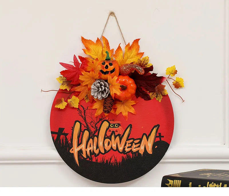 イベント・ハロウィングッズ｜パンプキン＆メープルリーフガーランド