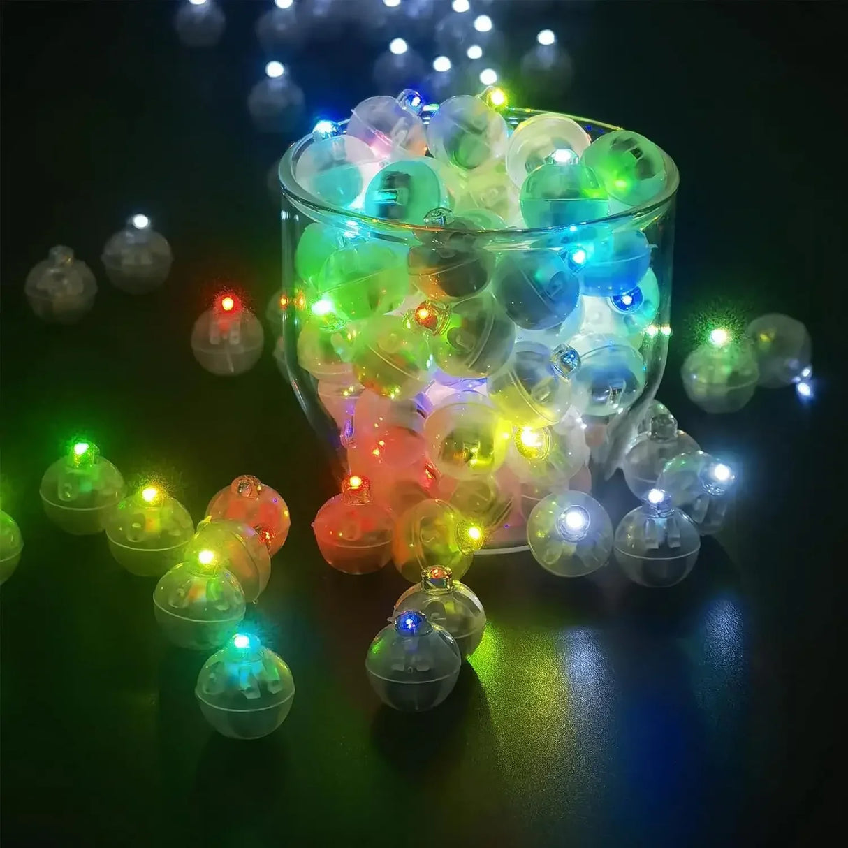 イベント・ハロウィン装飾｜ミニLEDボールランプ(10pcs～100pcs)