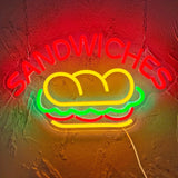 サンドイッチLEDネオンサイン（ネオン看板）