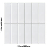 【DIY用】レンガ型天然石風ステッカー 30.5×30.5㎝(1pcs)