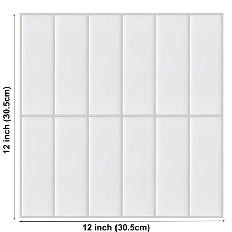 【DIY用】レンガ型天然石風ステッカー 30.5×30.5㎝(1pcs)