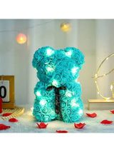 ローズテディベア 造花 ギフトセット