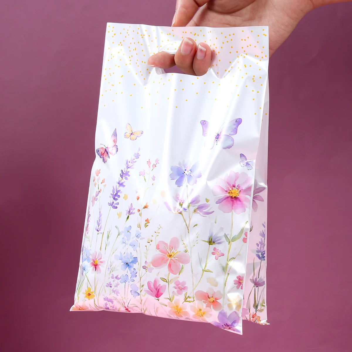 |イベント・ノベルティ用品 | 花柄ギフトバッグ | W16.5×H25c