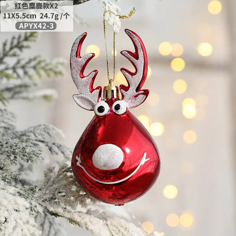 イベント・クリスマス装飾｜エルククリスマスボールオーナメント