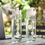 |イベント・ノベルティ用品 | 漏れ防止 デイジー柄入りクリアーボトル | 800ml