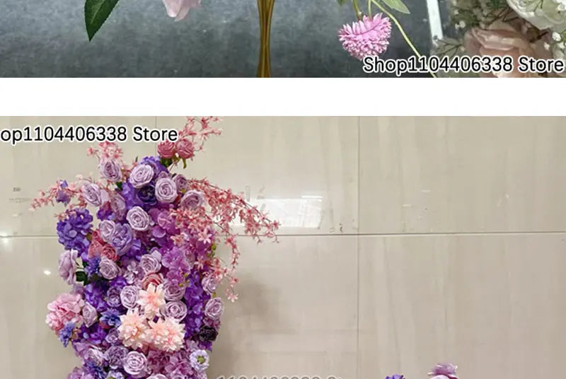 ロマンティックパープル フラワーデコレーション
