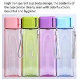 |イベント・ノベルティ用品 |ポータブル透明スクエアボトル | 500ml