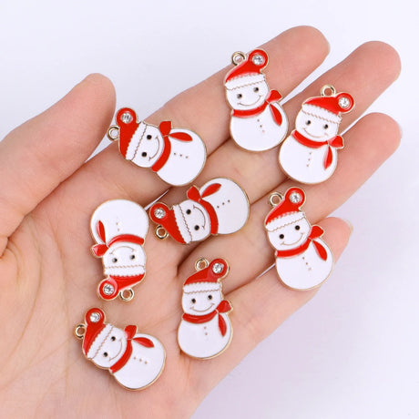 キュートなクリスマスチャームセット（10個セット）