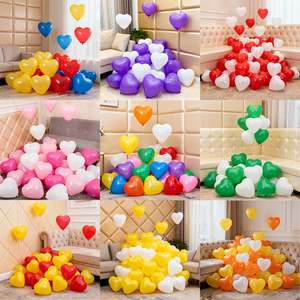 ハート型ラテックスバルーン 10/20/50個セット