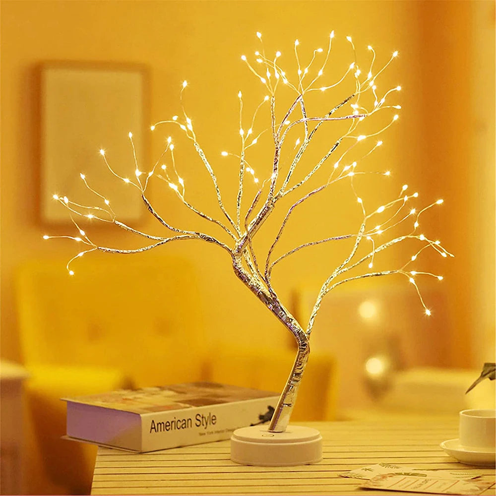 イベント・クリスマス装飾｜USB/電池対応LED卓上ツリーランプ