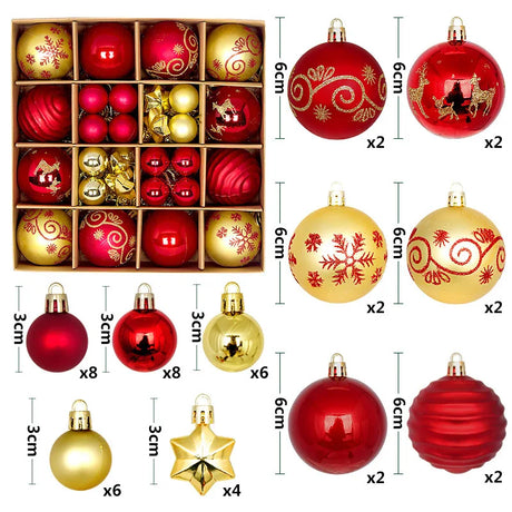 イベント・クリスマス装飾｜ボールオーナメントセット