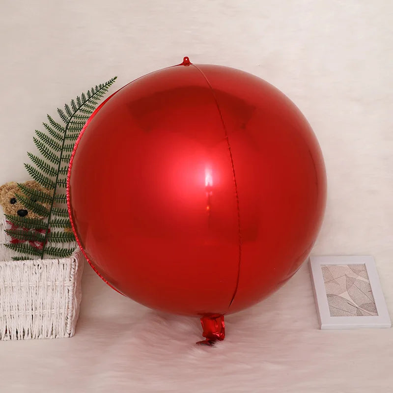 イベント・クリスマス装飾｜4Dホログラフィックラウンドバルーン