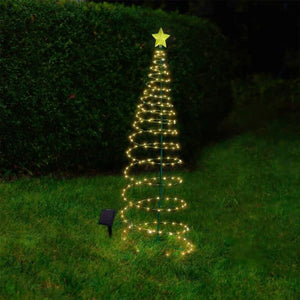 イベント・クリスマス装飾｜ソーラー充電式 LEDクリスマスツリーライト(50㎝)