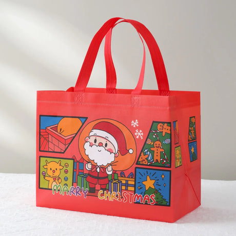イベント・クリスマス装飾｜防水ギフト用クリスマス柄トートバッグ