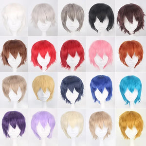 イベント・ハロウィングッズ ｜アニメキャラコスプレ用 ショートウィッグ