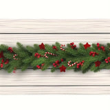 イベント・クリスマス装飾｜リネンプレースマット4枚セット
