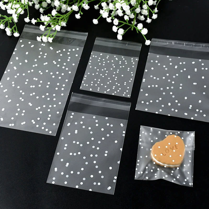 |イベント・ノベルティ用品 | 水玉柄 透明OPP袋 100枚セット