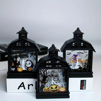 【イベント・ハロウィングッズ】LEDキャンドルライト 吊り下げランタン｜誉PRINTING