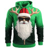 イベント・クリスマスグッズ｜キッズから大人まで！クリスマス柄プリントパーカー(100c～6XL)