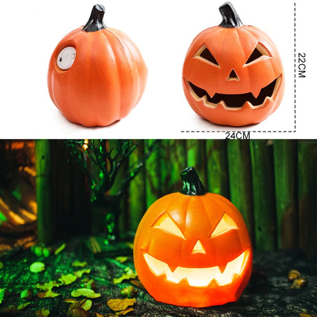 イベント・ハロウィングッズ｜LEDスクリームパンプキン装飾ライト
