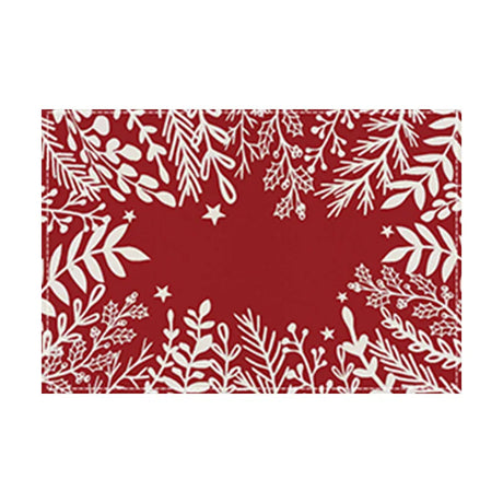 イベント・クリスマス装飾｜クリスマスベルプリントリネンプレースマット