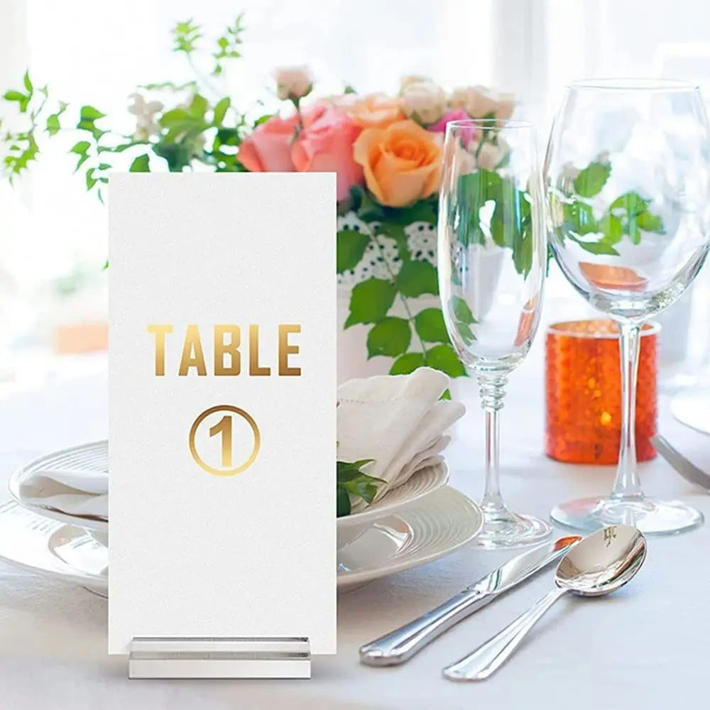 イベント・結婚式装飾｜アクリルカードホルダー ウェディング用スタンド