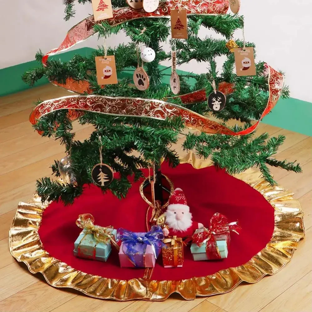イベント・クリスマス装飾｜赤いクリスマスツリースカート - ホームデコ