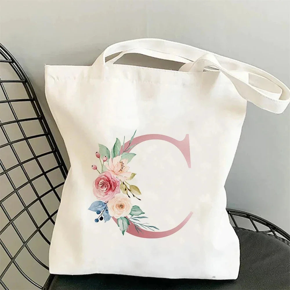 |ノベルティ用品 | イニシャルプリントトートバッグ | 35×40c