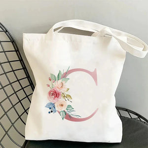 |ノベルティ用品 | イニシャルプリントトートバッグ | 35×40c