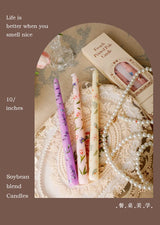 ヨーロピアンスタイルのロングキャンドル