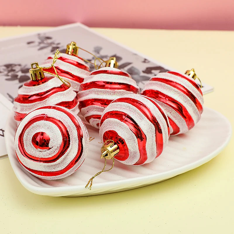 イベント・クリスマス装飾｜大型クリスマスツリーボール 6個セット 6cm